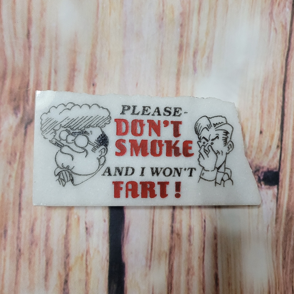 Vintage Desk Sign/Paperweight